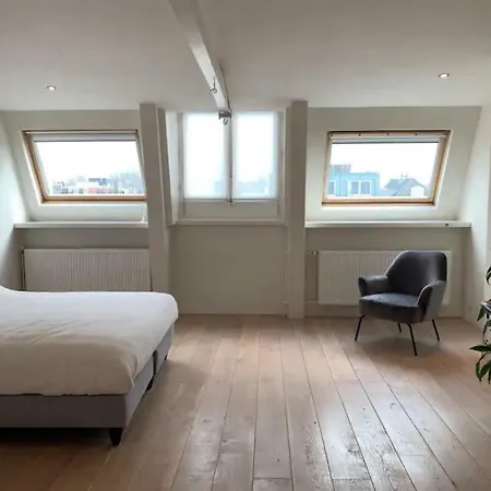Bright Waterview Rum i privatbostad Amsterdam